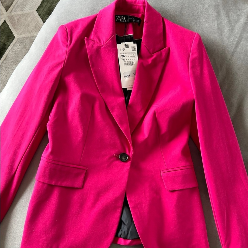 NWT Zara Pink Blazer